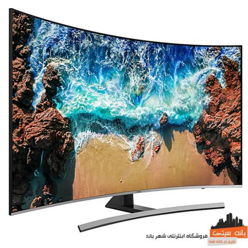 نمای زاویه چپ تلویزیون سامسونگ 55NU8500K