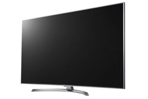 نمای تلویزیون ال جی 43UJ752V از زاویه راست