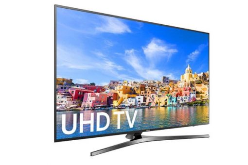 نمای زاویه چپ تلویزیون سامسونگ 55KU7000