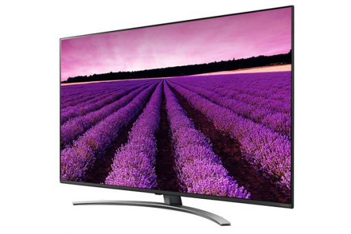 نمای زاویه راست تلویزیون ال جی 49SM8100