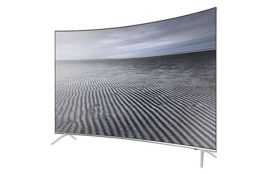نمای زاویه راست تلویزیون سامسونگ 55 اینچ مدل 55KS8500