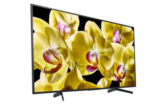 نمای تلویزیون سونی 55 اینچ مدل 55X8000G از زاویه چپ