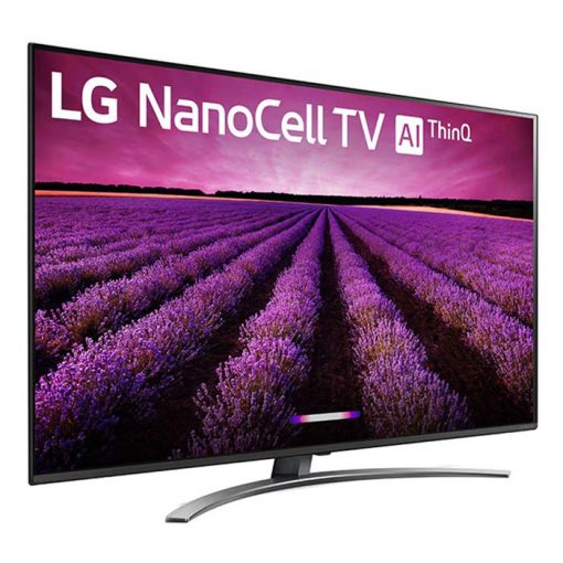 نمای تلویزیون ال جی 65sm8100 از زاویه چپ