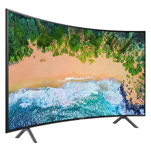 نمای تلویزیون سامسونگ 55NU7302K از زاویه چپ