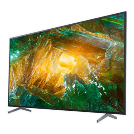 نمای تلویزیون تلویزیون سونی 43 اینچ مدل 43X8000H از زاویه راست