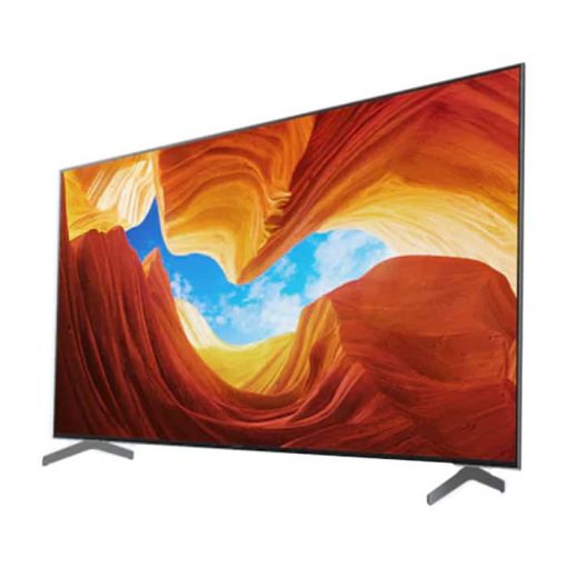 نمای تلویزیون تلویزیون سونی ۸۵ اینچ مدل 85X9000H از زاویه راست