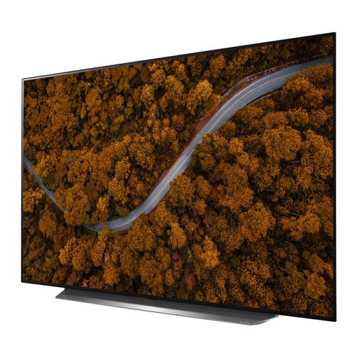 نمای تلویزیون ال جی 65 اینچ مدل 65CX از زاویه راست