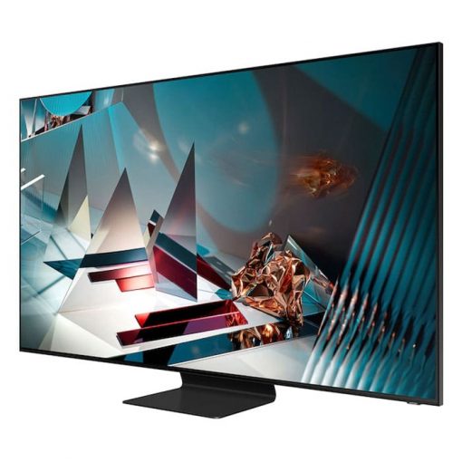 نمای زیبای تلویزیون سامسونگ 55 اینچ مدل 55Q800T از زاویه راست