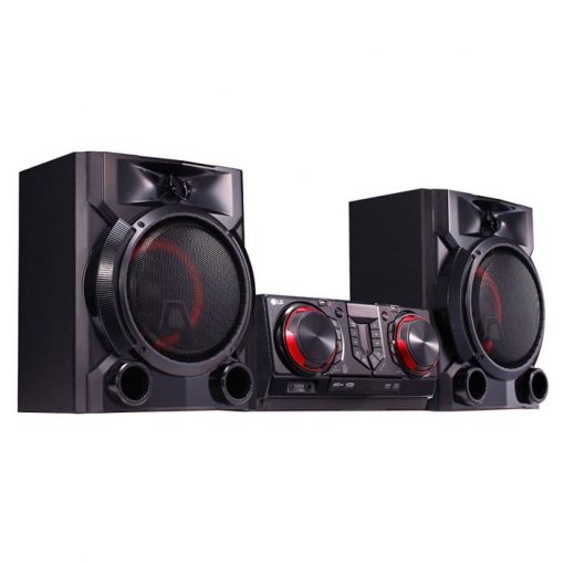 نمای سیستم صوتی XBOOM CJ65 ال جی از زاویه چپ