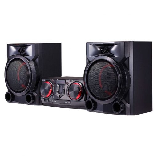 نمای سیستم صوتی XBOOM CJ65 ال جی از زاویه راست