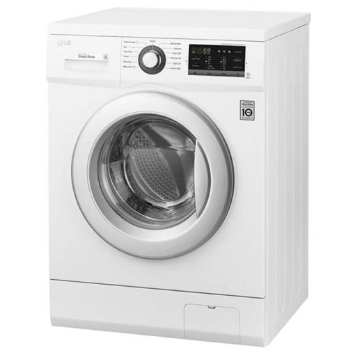 نمای ماشین لباسشویی ال جی 7KG مدل 2J3 از زاویه راست