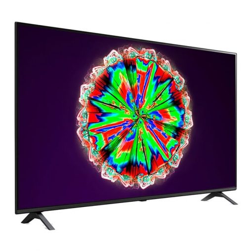 نمای تلویزیون ال جی 55 اینچ مدل 55NANO80 از زاویه چپ
