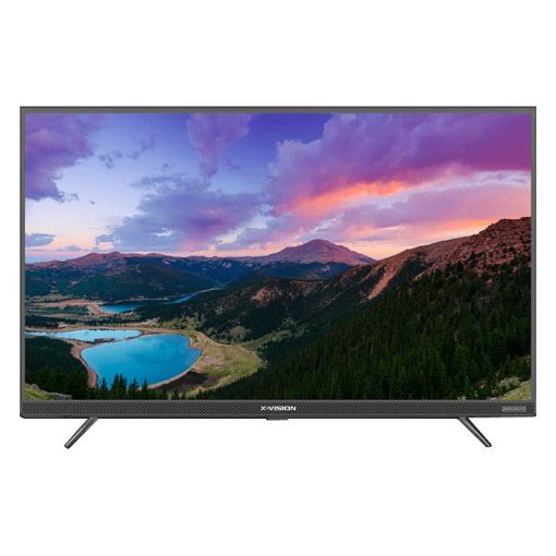 نمای تلویزیون ایکس ویژن 43 اینچ مدل 43xt725 از روبرو