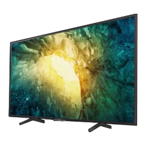نمای تلویزیون سونی 55 اینچ مدل 55X7500H از زاویه راست